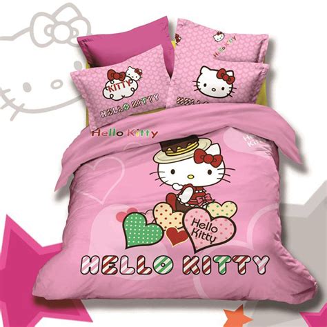 Great savings & free delivery / collection on many items. Pink Hello Kitty Bedding Set in Twin and Full Size,3pcs ...