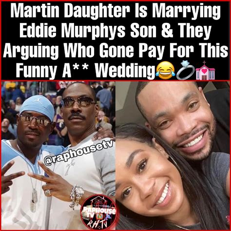 Martin Daughter Jasmin Lawrence Is Marrying Eddie Murphys Son Eric Murphy And They Arguing