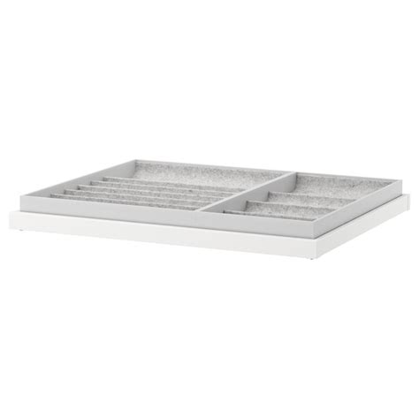 Komplement Pull Out Tray With Insert White 75x58 Cm Ikea
