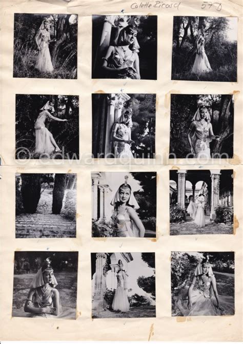 Pin Up Colette Ricard Nice Contact Prints Photos From Original