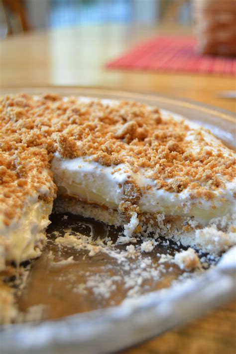 Remove from the oven and allow to cool completely. Briana's Peanut Butter Cream Pie | Recipe | Peanut butter cream pie, Peanut butter, Cream pie