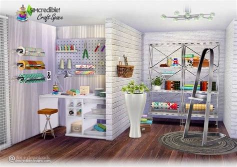 Simcredible Designs Craft Space • Sims 4 Downloads Space Crafts