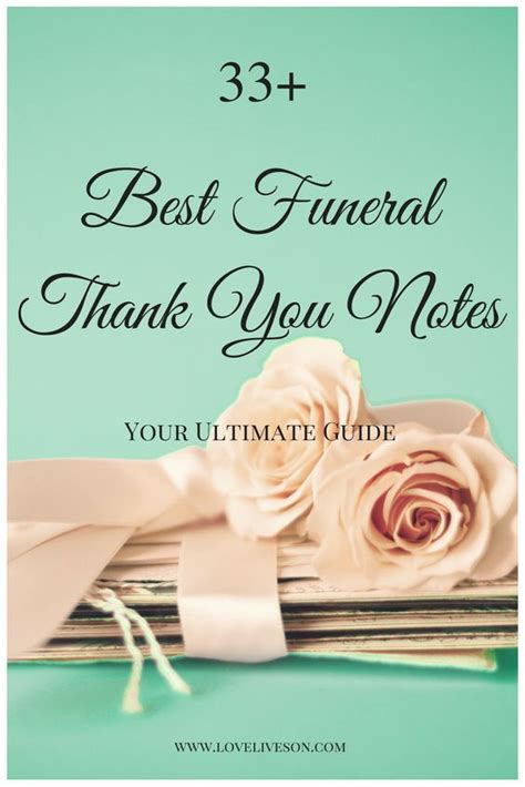 Wanting To Express Your Gratitude After A Funeral Of A Loved One But