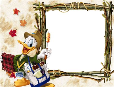 Donald Duck Cartoon Frames Psd Template-fashion Psd File ...