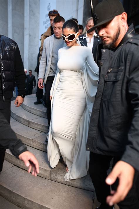 Kylie Jenner Leaves Acne Studios Fashion Show In Paris Hawtcelebs