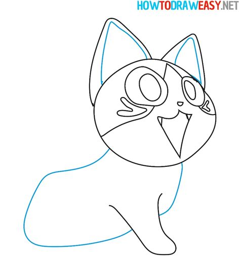 How To Draw A Cute Anime Cat How To Draw Easy
