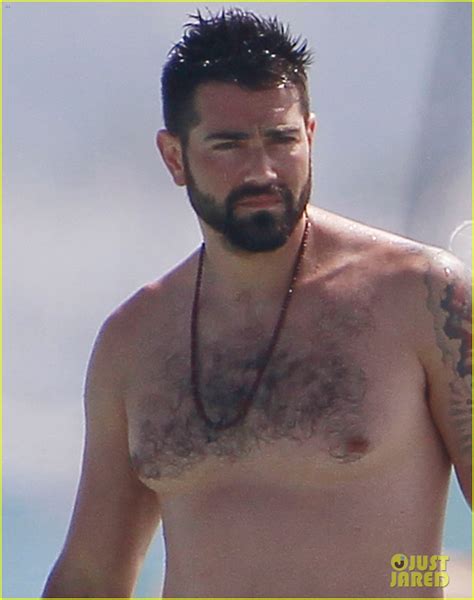 Jesse Metcalfe Goes Shirtless For Day At The Beach With Cara Santana