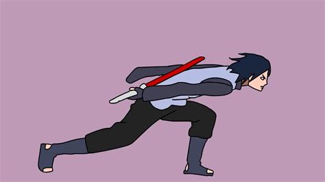 Sasuke Running Animation Tutorial Part 1 Youtube