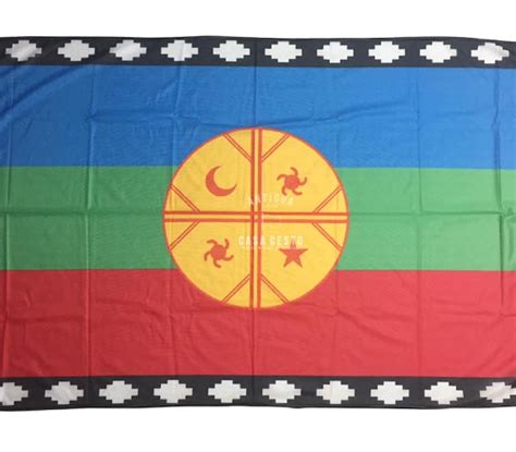 Banderas De Pueblos Originarios Wiphala Mapuche Tehuelche Casa Cesto