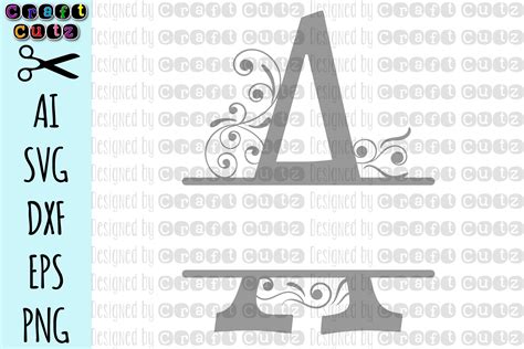 Split Monogram Letters Bundle 39 Best Split Alphabets Images By Ladyt