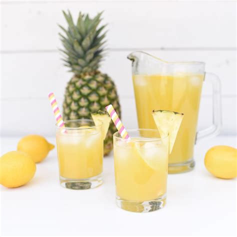 All Natural Pineapple Lemonade Recipe Make Life Lovely
