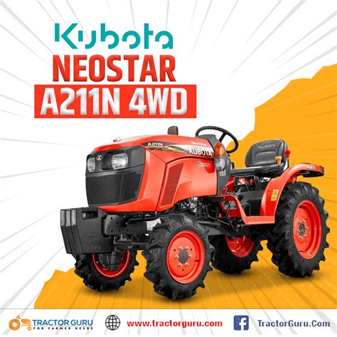 Kubota Neostar A211n 4wd In 2021 Kubota Tractors Tractors Kubota