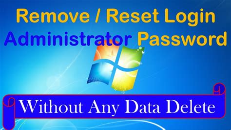 How To Reset Windows 7 Administrator Password Using Command Prompt