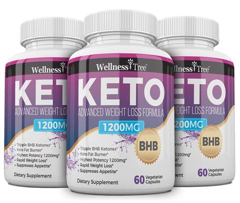 3 Pack Keto Diet Pills Max Strength 1200mg Utilize Fat For Energy