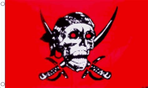 Red Skull Flag Medium Mrflag