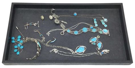 Lot Sterling Silver Turquoise Jewelry