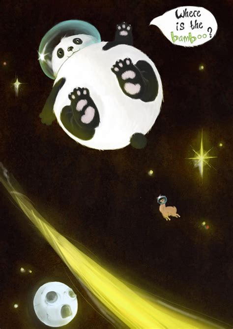 Space Panda By Apply Some Pressure On Deviantart