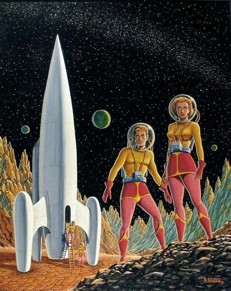 Al Feldstein Science Fiction Illustration Retro Futurism Science