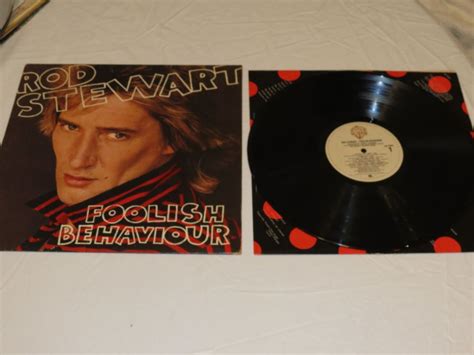 Rod Stewart Foolish Behaviour Hs 3485 Lp Album Warner Brothers Record Vinyl Ebay Lp