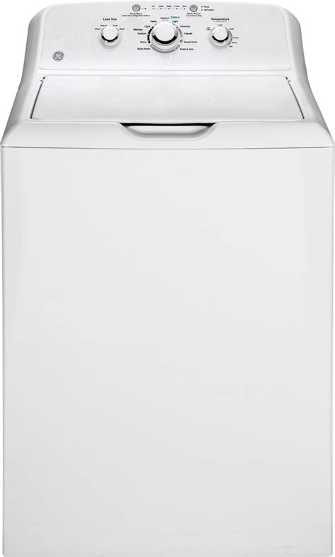 Best Buy GE 3 8 Cu Ft 11 Cycle Top Loading Washer White GTW330ASKWW