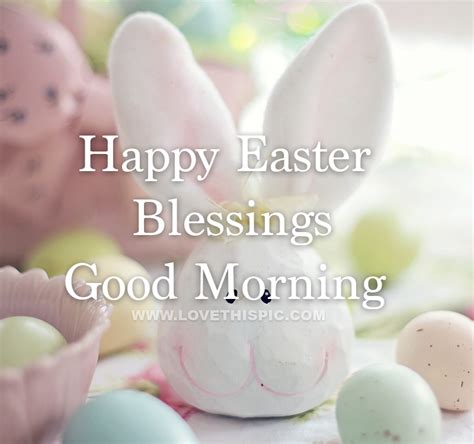 Bunny Decor Happy Easter Blessings Pictures Photos And Images For
