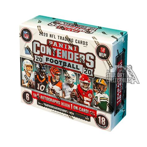 2020 Panini Contenders Football Hobby Box Steel City Collectibles