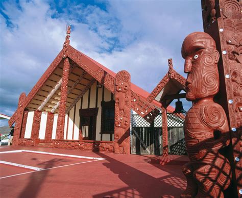 Rotorua Maori Meetinghouse Rotorua New Zealand New Zealand Maori