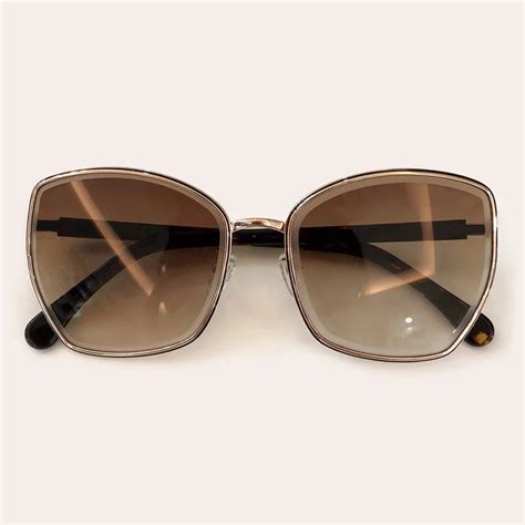 vintage polygon sunglasses women brand design square metal frame sun glasses retro goggles