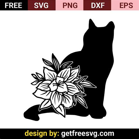 Cat SVG Free Cut File PNG DXF EPS 269-Free Cat SVG