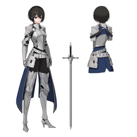 Female Supreme Knight Personagens Dnd Armadura Feminina Samurai Rpg