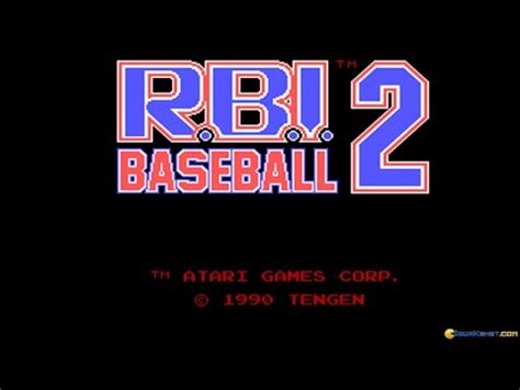 Power up to swing for the fences or play it safe for contact. RBI Baseball 2 gameplay (PC Game, 1990) - YouTube