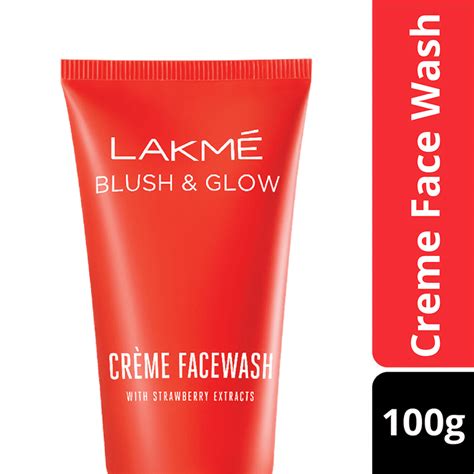 Lakme Blush And Glow Strawberry Creme Face Wash Buy Lakme Blush And Glow