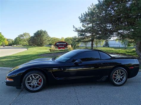 2002 Black Corvette Z06 For Sale Lincolnshire Illinois Dealer
