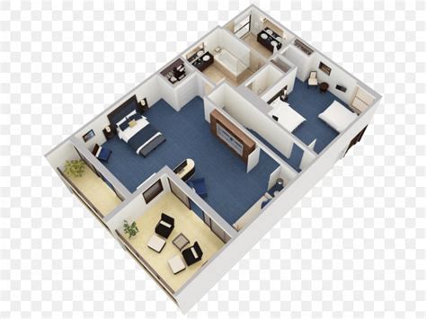 3d Floor Plan Caribe Hilton Hotel Room Suite Png 1024x768px 3d Floor