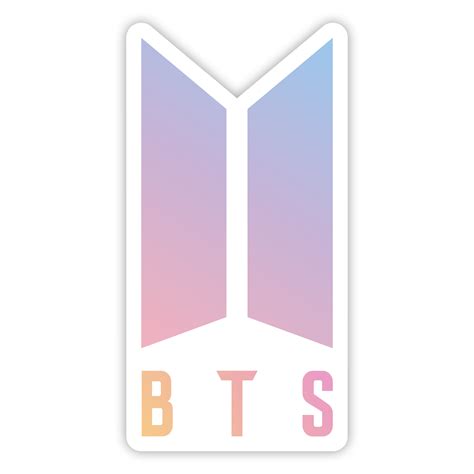 K Pop Bts Logo Sticker