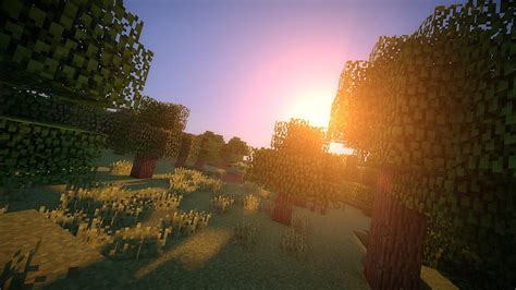 Minecraft Shaders Backgrounds Group Hd Wallpaper Pxfuel