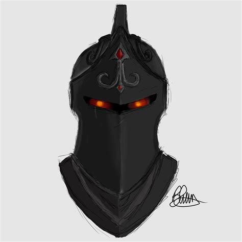 Black Knight Sketch Fortnitebr
