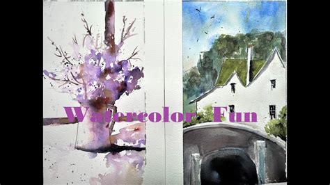 Extreme Beginners Flowers And English Cottage Painting In Watercolor