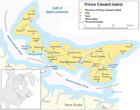 Prince Edward Island National Park Map