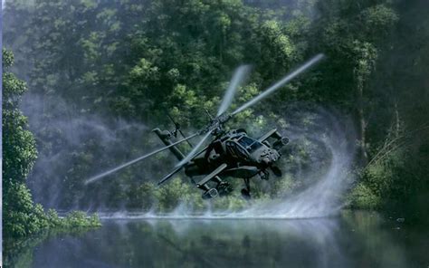 Boeing Ah Apache Hd Wallpapers Background Images Wallpaper Abyss My