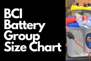 Bci Battery Group Size Chart The Battery Genie