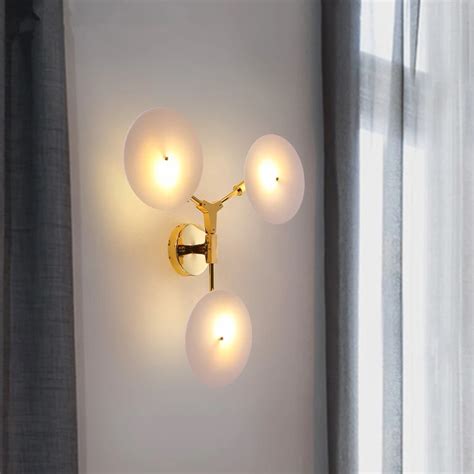 Round Wall Lamp Modern Simplicity Nordic Creative Art Lighting Corridor