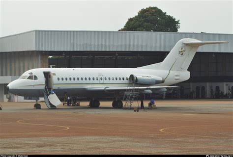 5v Tai Republic Of Togo Government Fokker F28 1000 Fellowship Photo By