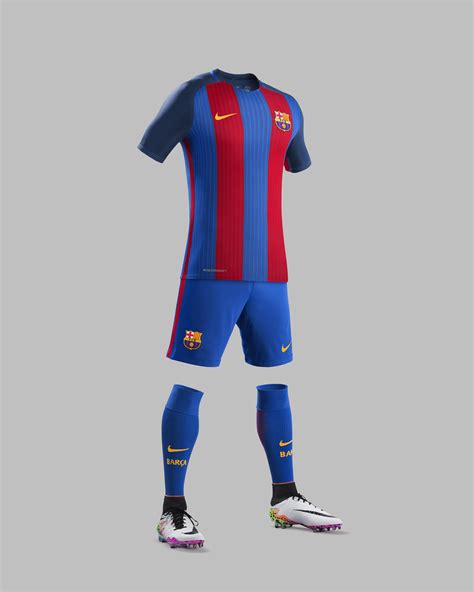 Fc Barcelona Home Kit 2016 17 Nike News