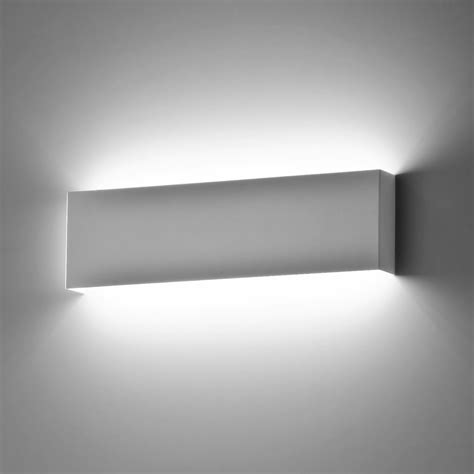 Applique Lampada Da Parete A Led Moderno Luce Calda Bianco Design 18w