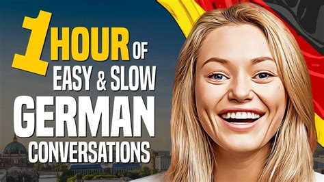 Learn German A 1 Hour Beginner Conversation Course For Daily Life Youtube