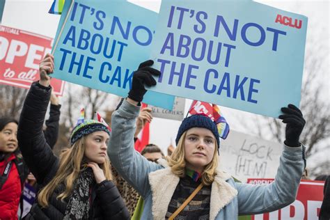 us supreme court hears case of wedding cake baker who refused to serve gay couple persist