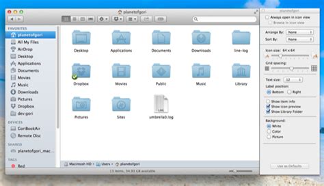 Mac Os X Mavericksの新機能：ワンクリックで Library（ライブラリ） フォルダを常時表示することが可能に！ ゴリミー