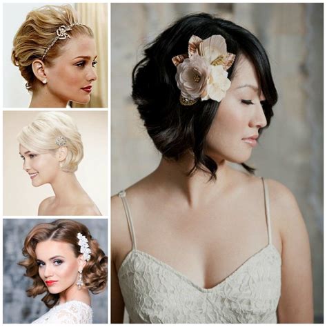 Beautiful Wedding Hairstyles For Short Hair Fashion And Wedding Bob Wedding Hairstyles