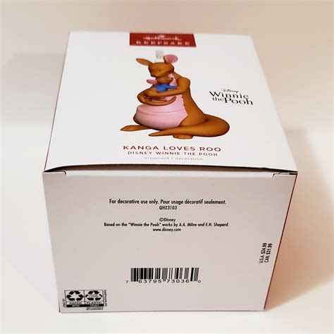 Hallmark Keepsake Ornament 2022 Porcelain Kanga Loves Roo Winnie The Pooh Disney Ebay